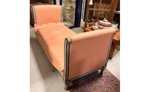 Lit banquette style Directoire en bois l