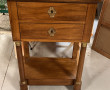 Chevet de style Empire en bois fruitier,