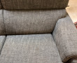 Canapé moderne en tissu gris chiné, L 19
