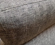 Canapé moderne en tissu gris chiné, L 19