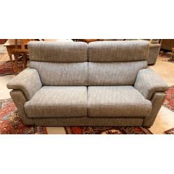 Canapé moderne en tissu gris chiné, L 19