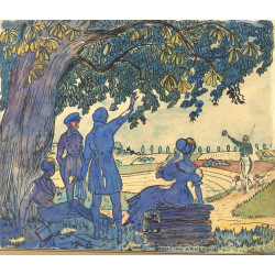 Guy ARNOUX (1886-1951) "Le repos sous l'