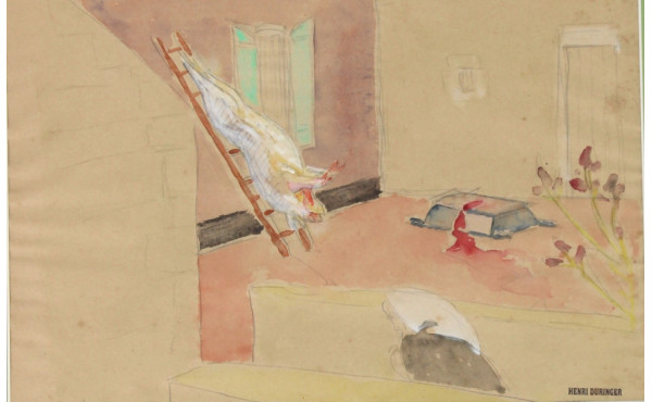 Henri DURINGER (1892-1980) "Le jour du c