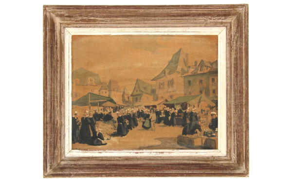 Henri Alphonse BARNOIN (1882-1940) "Scèn