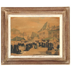 Henri Alphonse BARNOIN (1882-1940) "Scèn