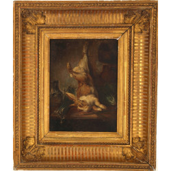 Ecole Française XIXème "Nature morte au 