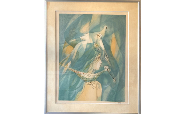 Jean-Baptiste VALADIÉ (1933) "Jeune fill