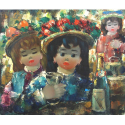 NINO GIUFFRIDA (1924) "Soirée au cabaret