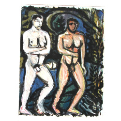 NUS MASCULINS - Carnet à dessin grand fo