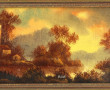 CASALE (Xxème) "Paysage automnal", huile