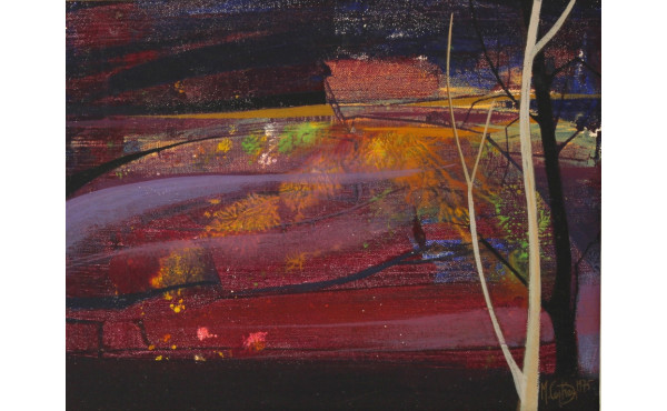 Michel COSTIOU (Xxème) "Paysage coloré",