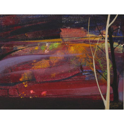 Michel COSTIOU (Xxème) "Paysage coloré",