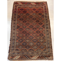 Tapis en laine points noués motifs losan