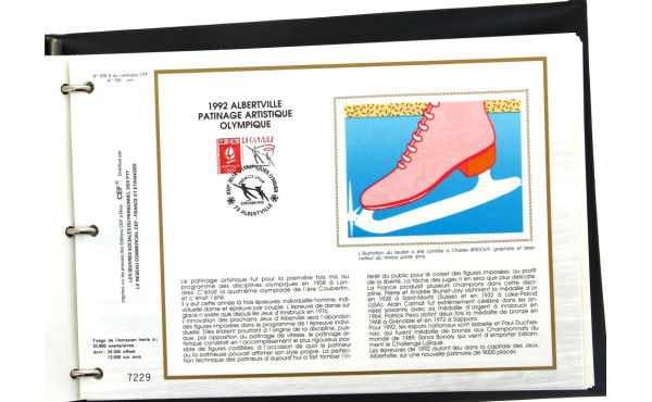 France - Classeur de 1er jour sur soie 1