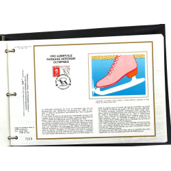 France - Classeur de 1er jour sur soie 1