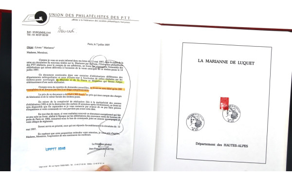 France - Marianne de Luquet - Classeur d