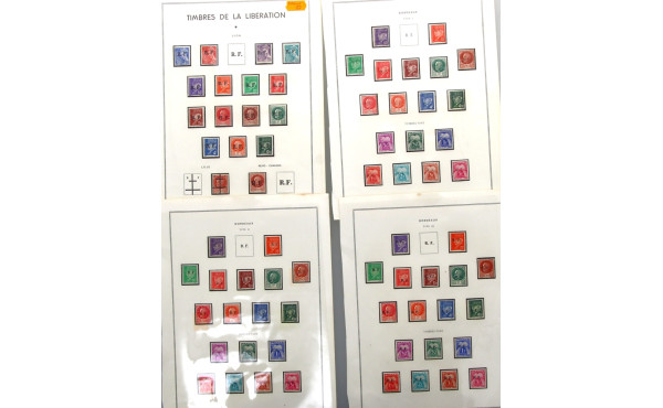 TIMBRES DE LA LIBERATION - Ensemble neuf
