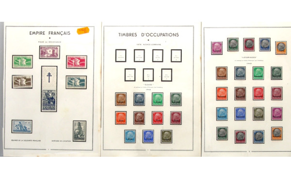 FRANCE LIBRE Empire français 1 à 8 neufs