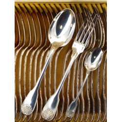 BOULENGER - Ménagère 12 couverts en méta