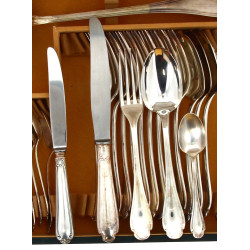 ALFENIDE - Ménagère en métal argenté com