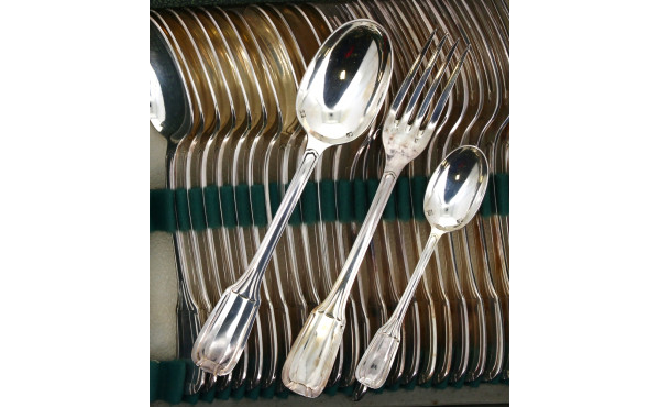 Orfèvrerie LIBERTY - Ménagère style Art 