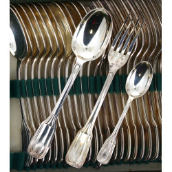 Orfèvrerie LIBERTY - Ménagère style Art 