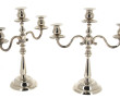 Paire de candélabres à 3 bras de lumière