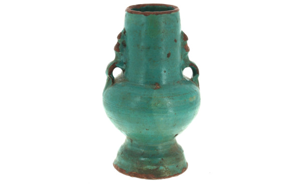 Vase ancien en céramique chinoise émaill