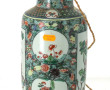CHINE XIXème, Famille Verte - Vase en po