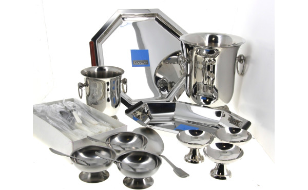 LOT D'INOX dont Jean COUZON : ménagère 2