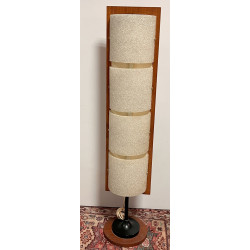 Lampadaire TOTEM années 60/70 en bois, m