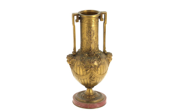 F.BARBEDIENNE - Vase à 2 anses en bronze