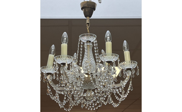 Paire de suspensions à pampilles à 6 bra