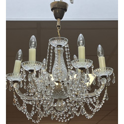 Paire de suspensions à pampilles à 6 bra