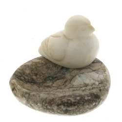 Coupe vide-poche ancien en pierre sculpt