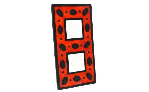 Lydie EYRAUD - Miroir artisanal en résin