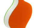 Vase design en plastique vert pomme, ora