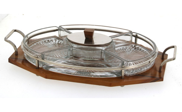 Service à hors-d'œuvre à 5 compartiments