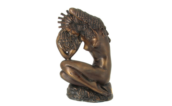 Ecole Contemporaine - Baigneuse en bronz