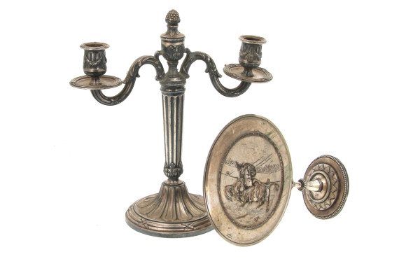 Candélabre à deux bras de lumière de sty