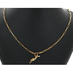 Chaîne en or jaune 18 cts à maille alter