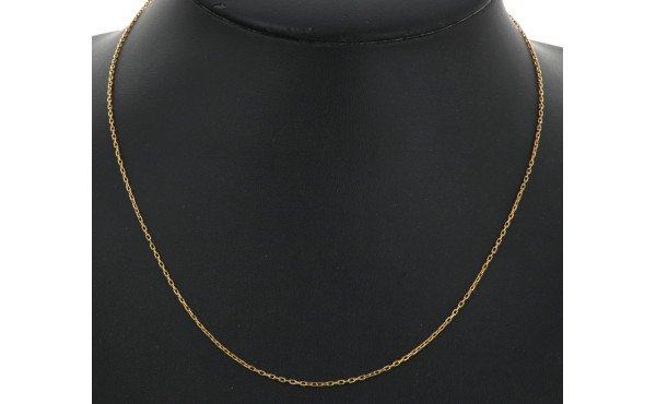 Chaîne en or jaune 750ème, poids 2,20 gr