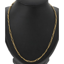 Chaîne en or à maille alternée, 750ème, 