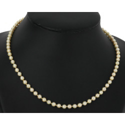 Collier shoker de 75 perles de culture, 