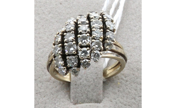 Bague en or 18 cts, poinçon tête d'aigle