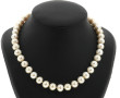 Collier shoker de perles d'eau douce, di