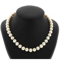 Collier shoker de perles d'eau douce, di