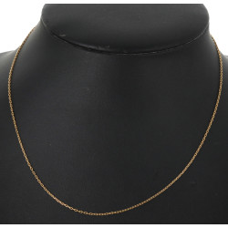 Chaîne en or jaune 18 carats, poinçon tê