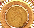 Pièce de 20 F or Louis Philippe, montée 