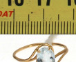 Bague en or jaune 18 carats, poinçon têt